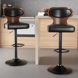 2-Pack PU Leather Bar Stool