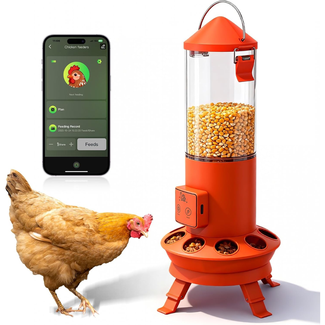 Smart 3.5L Chicken Feeder w/App