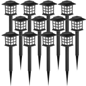 12-Pack Solar Pathway Lights