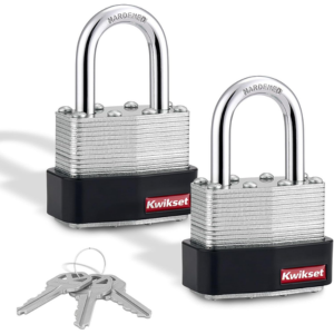 Kwikset 2-Pack Laminated Steel Padlocks
