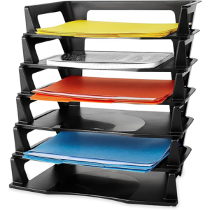 Rubbermaid 6-Tier Letter Tray