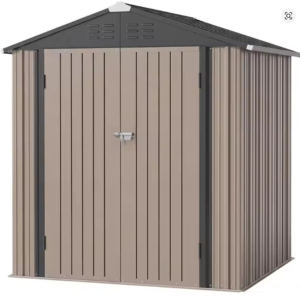 Metal 5' Lockable Storage Shed