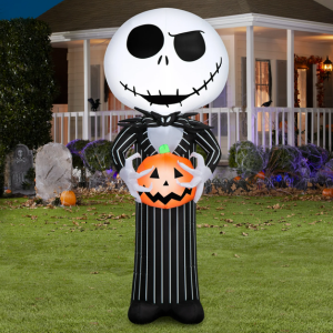Halloween Airblown Yard Inflatable Jack Skellington Pumpkin