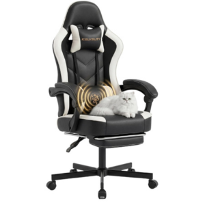 High Back Ergonomic Gaming Chair w/Footrest