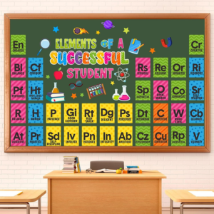 64-Piece Science Chemistry Periodic Table Poster