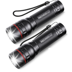 2-Pack Rechargeable 1000-Lumen LED Flashlights