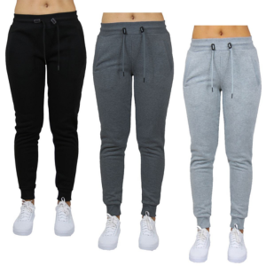 3-Pack Women's Fleece Joggers