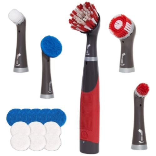 Rubbermaid 18-Piece Power Scrubber Kit
