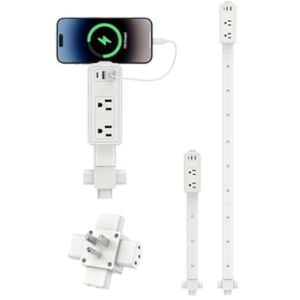 5-in-1 Outlet Extender Stick w/USB
