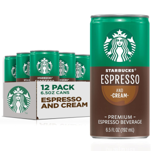 Starbucks 12-Pack Coffee Espresso & Cream Drink