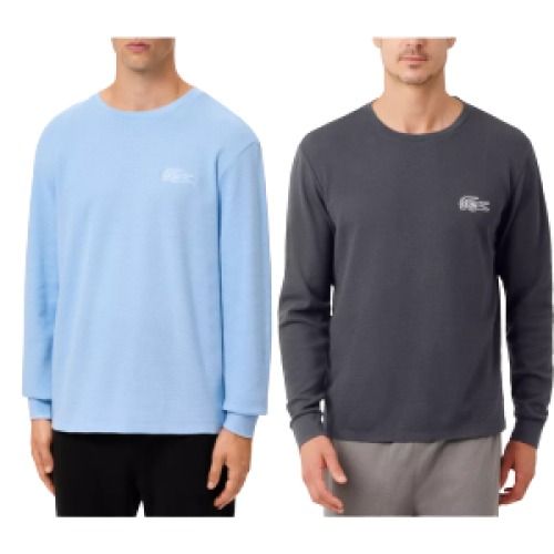 Lacoste Men's Waffle-Knit Thermal Shirt