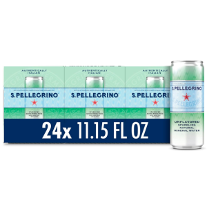 S.Pellegrino 24-Pack Sparkling Natural Mineral Water