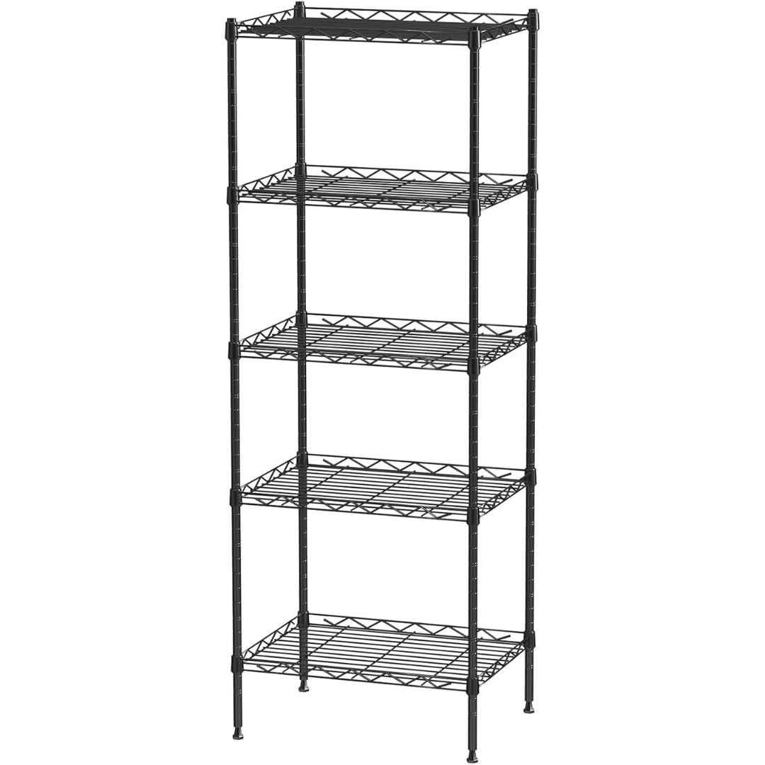 Adjustable 5-Tier Metal Wire Shelving Unit
