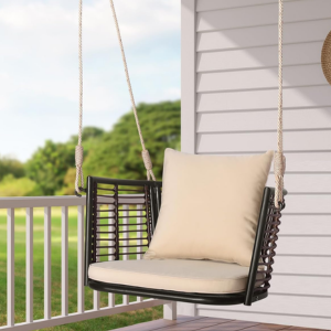 Rattan Patio Cushioned Hanging Chair