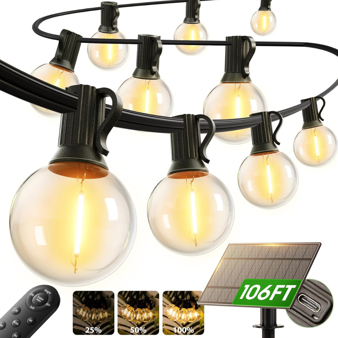 Addlon 100' Solar String Lights w/ Remote
