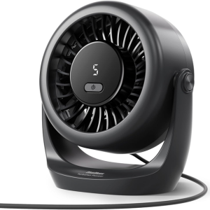 5-Speed USB Mini Desk Turbo Fan