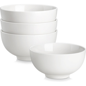 4-Piece Malacasa Porcelain Soup Bowls