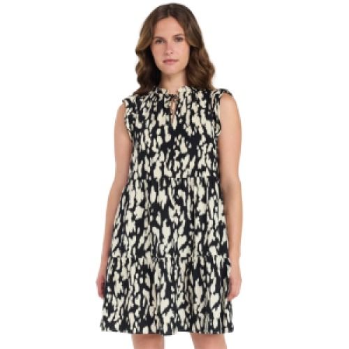 Time & Tru Flutter Sleeve Mini Dress