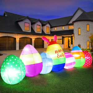 Outdoor LED 10' Easter Egg Inflatables