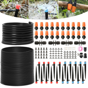 Automatic 226' Garden Drip Irrigation System