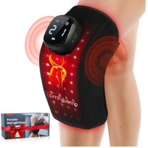 Comfytemp 3D Cordless Red Light Therapy Knee Vibration Massager