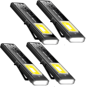 4-Pack Rechargeable Flat EDC Flashlight