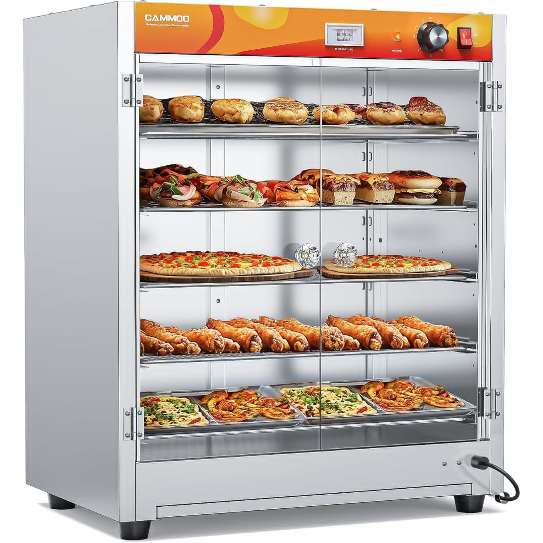 Commercial 5-Tier 133Qt Food Warmer Cabinet