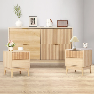 3-Piece Nightstand & Chest Set