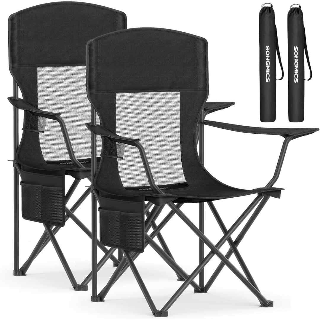 Songmics 2-Pack Foldable Camping Chairs