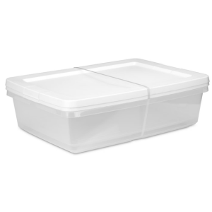 Sterilite 2-Pack 28Qt. Clear Storage Bins