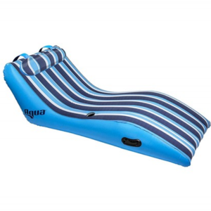 Aqua Floating Pool Chair & Lake Raft w/Pillow