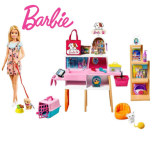Barbie Doll & Pet Boutique Playset