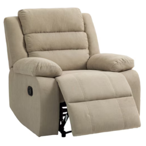 Corduroy Upholstered Manual Recliner