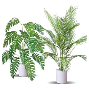 Set of 2 Artificial Palm Tree