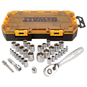 DeWalt 34-Piece SAE & Metric Socket Set