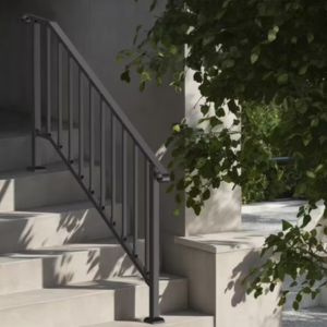 6-Step Outdoor Stair Handrails