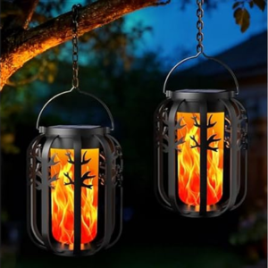 2-Pack Outdoor Solar Lanterns