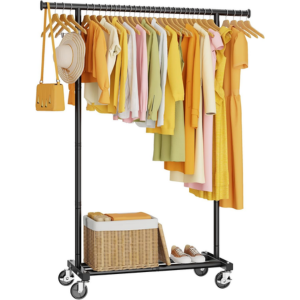 Metal Rolling Clothes Rack