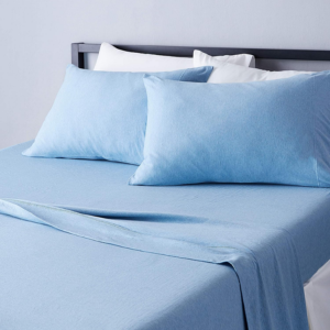 Amazon Basics 4-Piece King Cotton Jersey Bed Sheet Set