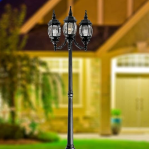 3-Light Outdoor Post Lantern
