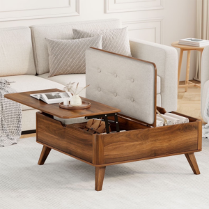 Wood Lift Top Coffee Table w/ Storage