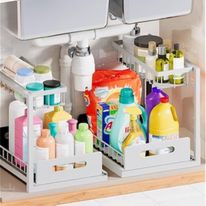 2-Pack Slide Out Under Sink Organizers