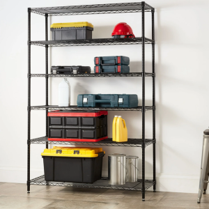 Hyper Tough 6-Tier Wire Storage Shelf