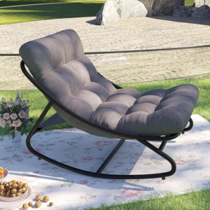 Outdoor Rocking Chair w/Thick Cushion