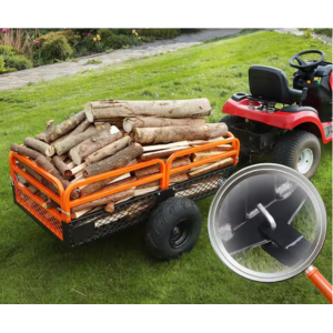 Heavy-Duty 1500 lbs. Steel ATV Trailer