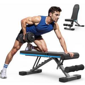 Merach Foldable Adjustable Weight Bench