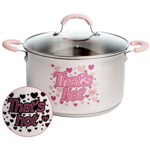 Paris Hilton 8Qt. Stainless Steel Color-Changing Stock Pot