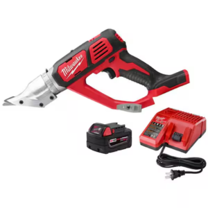 Milwaukee 18-Gauge Cordless Double Cut Metal Shear w/Battery & Charger