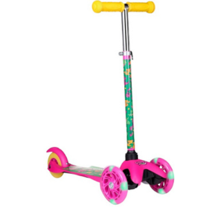Voyager Barney's Self Balancing Kick Scooter w/Light Up Wheels