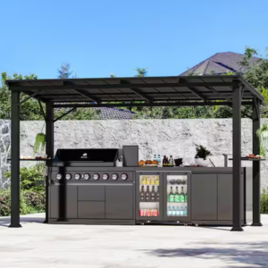 Outdoor 12' Hardtop Grill Gazebo